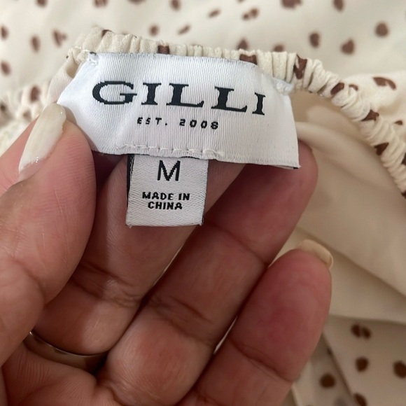 Gilli Cream Tiered Ruffled Sundress with Bishop Sleeves - Picture 4 of 13